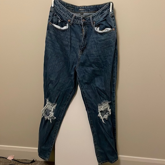 Denim boyfriend jeans FITS SIZE L, high waist, Wild Fable jeans - Picture 1 of 6